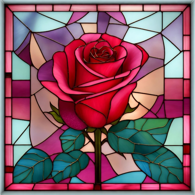 Stained Glass Flowers