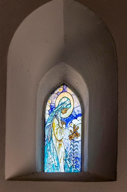 Stained glass window