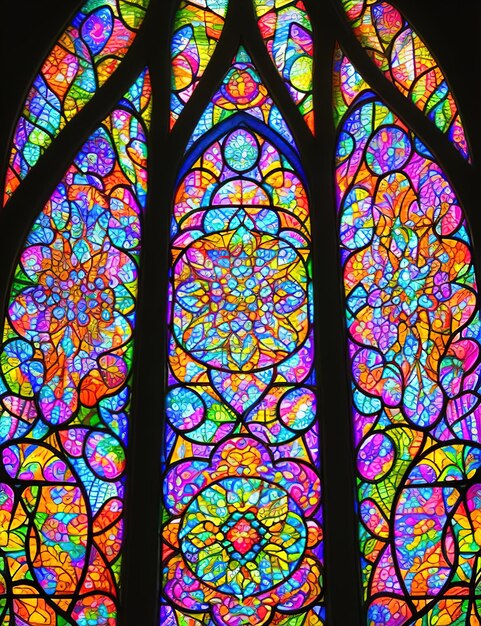 stained glass windows background
