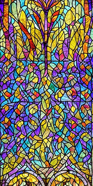 Stained glass windows background