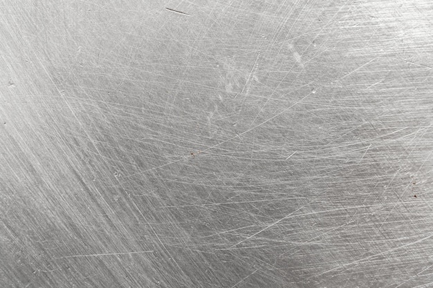 ステンレス鋼板の金属テクスチャ表面の背景