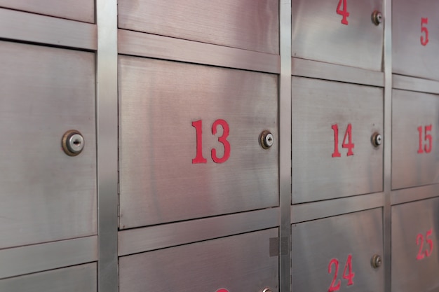 Stainless steel storage cabinet locker