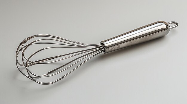 Photo stainless steel whisk a visual representation wallpaper