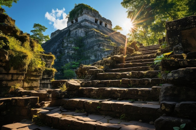 The staircase at the Ancient Kingdom of Yapahuwa