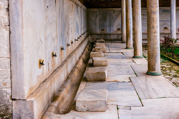 Staircase in old building