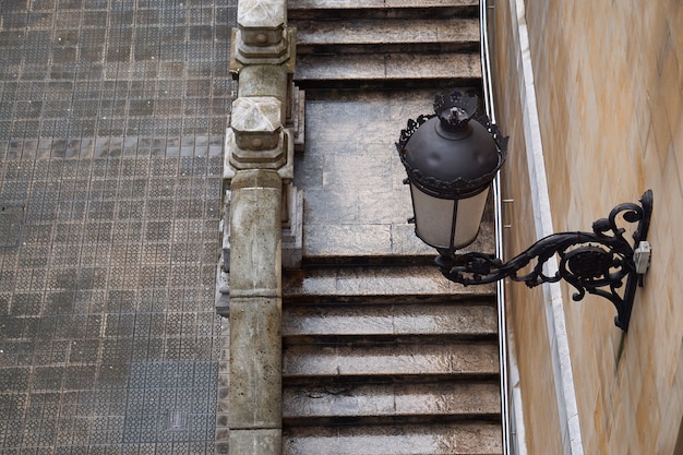 Stairs architecture in Bilbao city