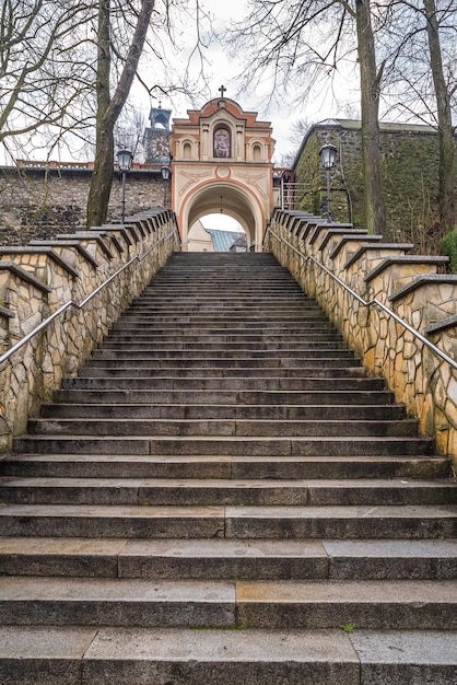 Stairs to the Basilica of St. Anna Gora, Poland