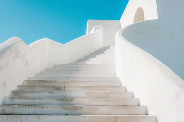 Stairs and buildings Minimalism simple compositions with copyspace