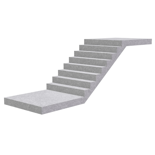 계단 내부 계단 3d