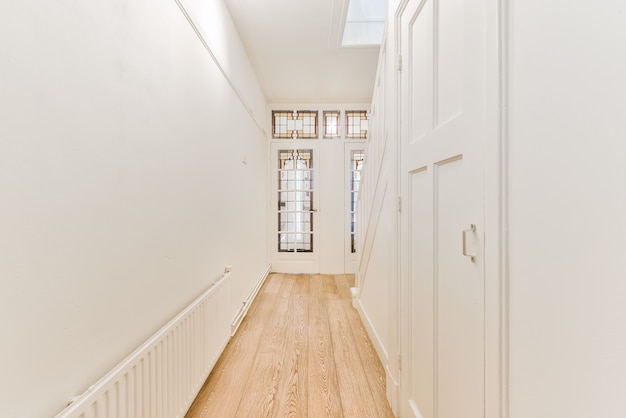 Stairs in the luxury hallway looking elegance