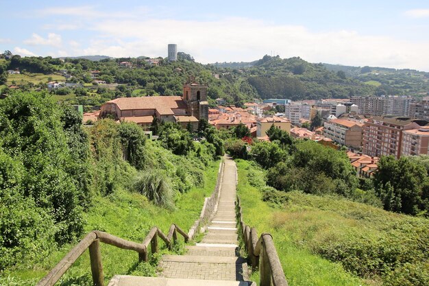 사진 리엔도 칸타브리아(liendo cantabria)로 가는 길에 있는 라레도(laredo) 계단