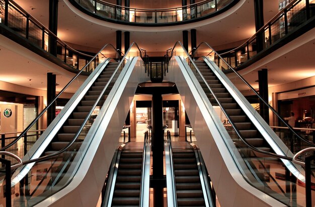 Stairs of shopping mall