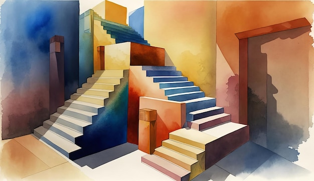 stairs steps Generative AI