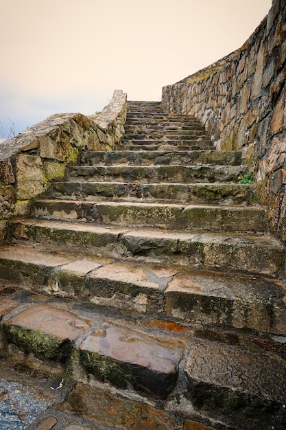 The stairs in the street 