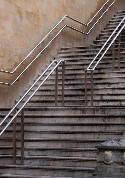                              stairs structure in the street  