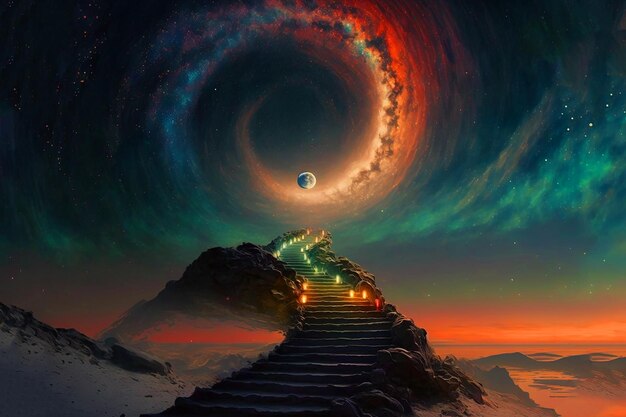 The stairs to the universe