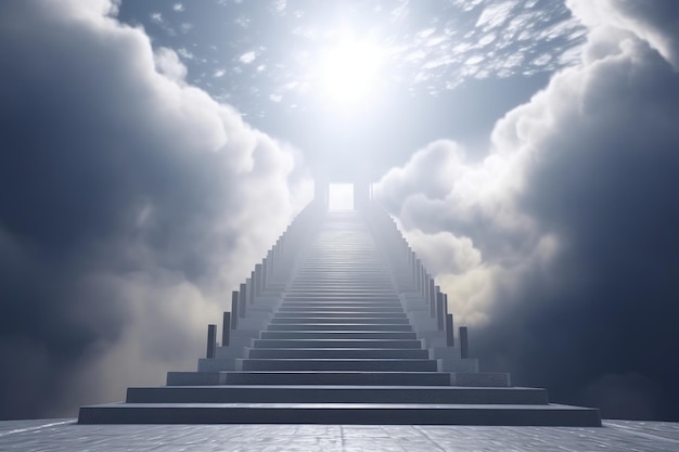 Stairway to Heaven Ascending through the Clouds Generative AI