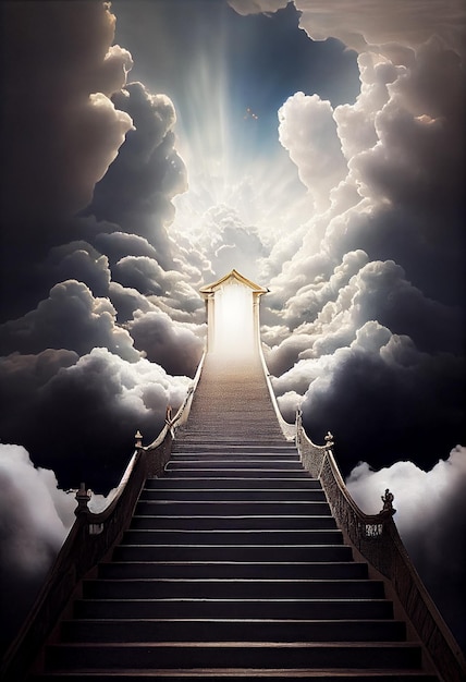 Stairway to heaven gates of heaven Generative ai