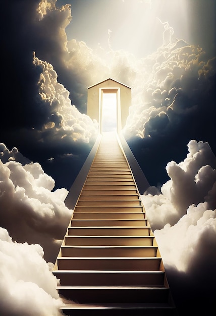 Stairway to heaven gates of heaven Generative ai