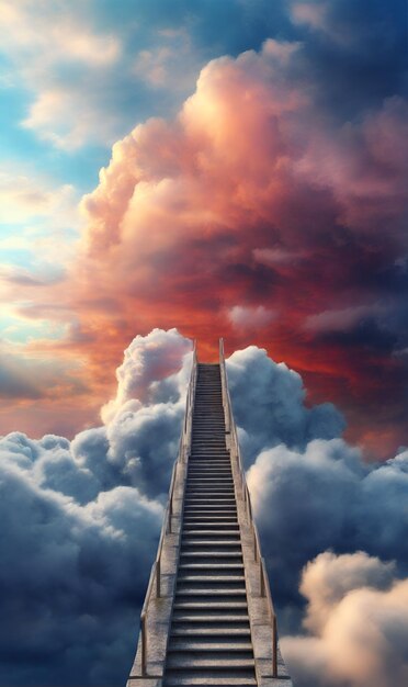 Лестница к небу Долгая лестница ведет к небу