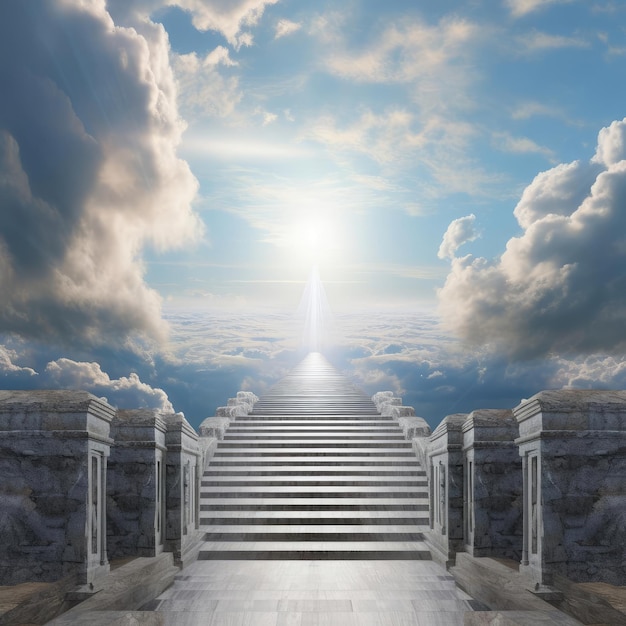 Photo stairway leading to heaven