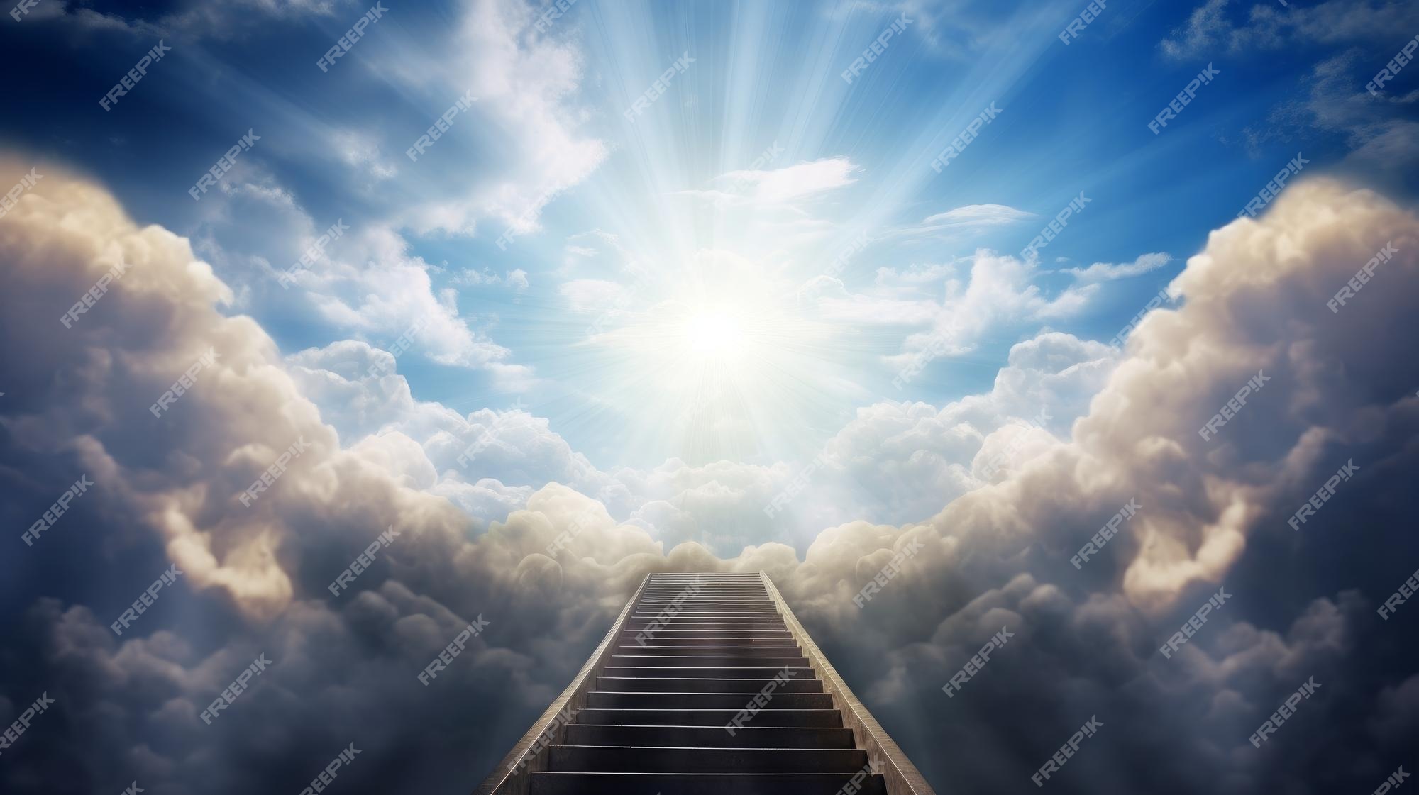 Download Stairway Heaven Clouds Royalty-Free Stock Illustration