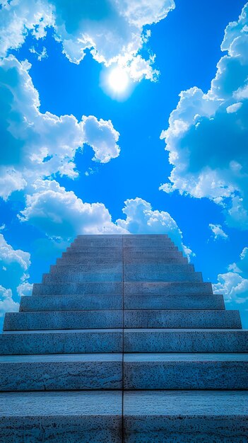 Foto la scala verso il cielo