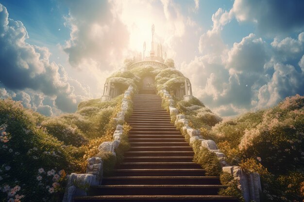 Stairway to heaven paradise Genereer Ai
