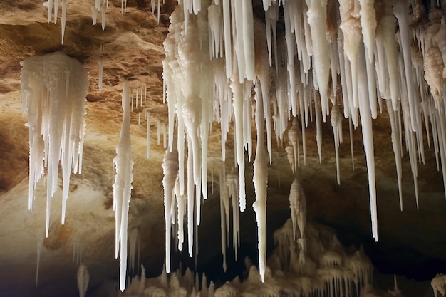 Stalactite Decorations Hanging from the Roof