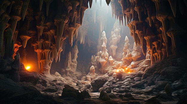 Stalactites and Stalagmites A Tale of Millions of Years