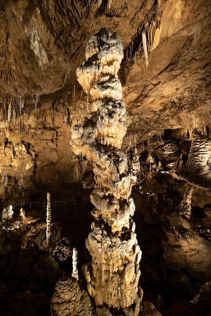 Stalactites and stalagmites