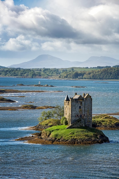 Stalker Castle in the highlands of Scotland