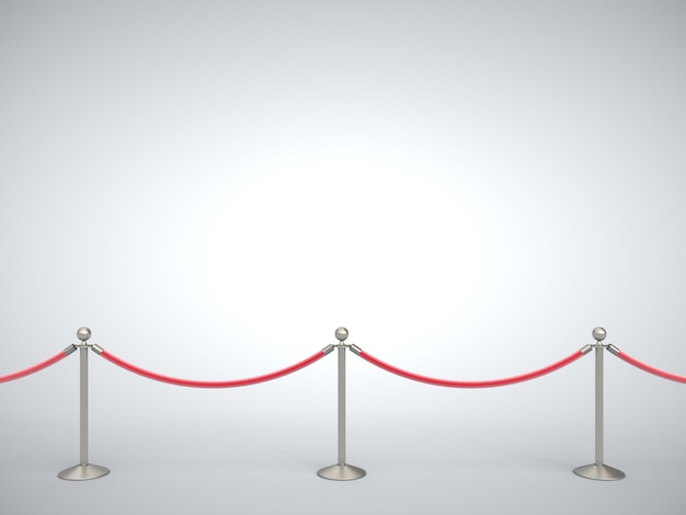 Photo stanchions barrier