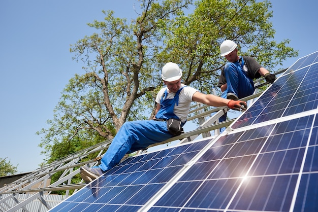 Stand-alone installatie van zonnepanelen, hernieuwbare groene energie