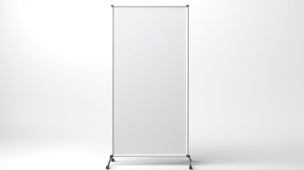 Photo stand banner mockup