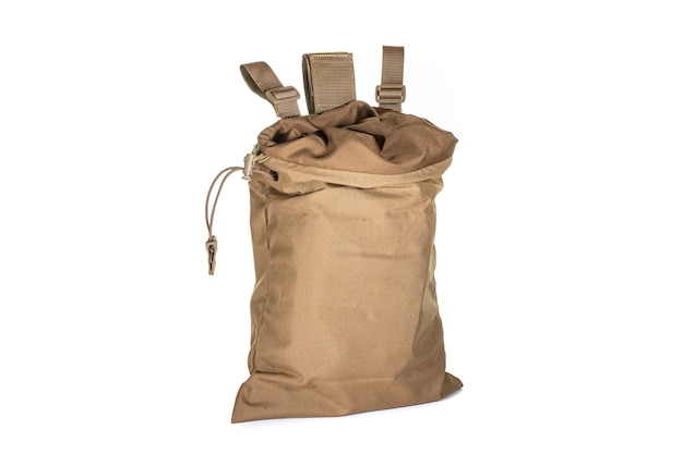 Standaard Army duffel pocket bag op een witte ondergrond