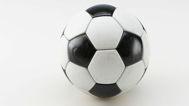 Photo standard soccer ball on white background