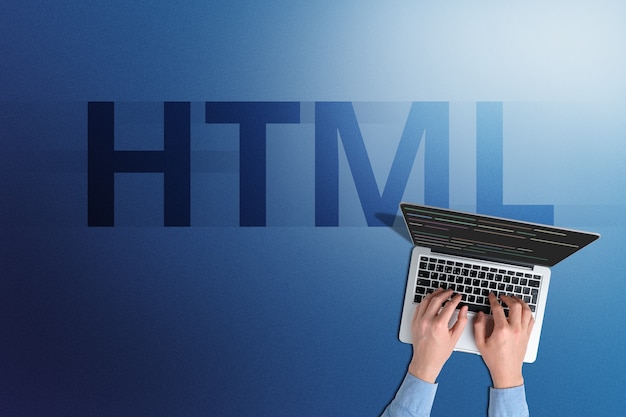 The standardized markup language html for web pages on the world wide web.