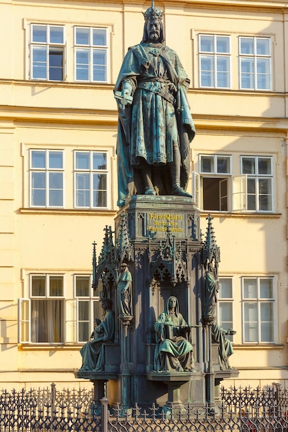 Standbeeld van Karel IV in Praag, Tsjechië