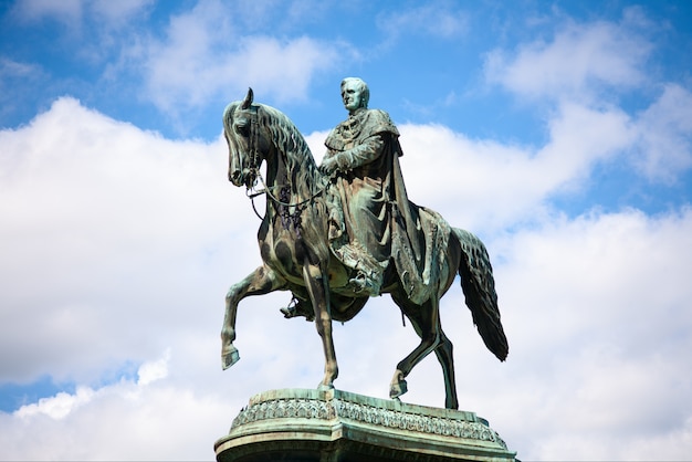 Standbeeld van koning Johann John, Dresden, Duitsland
