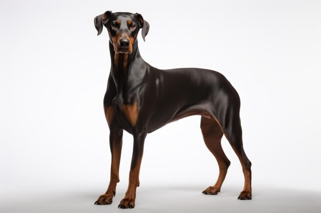 standing dobermann hyperrealistic image national geographic portrait award winning studio