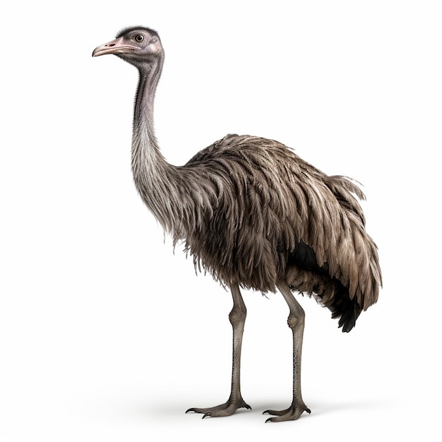 standing ostrich