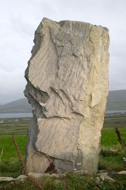 Standing Stone on Valentia Island Kerry Ireland