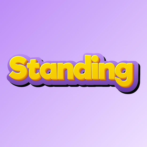 Standing text effect gold jpg attractive background card photo