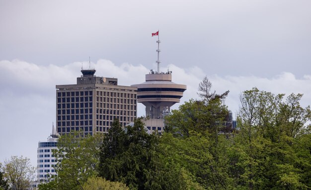 Stanley Park met hoogbouw op de achtergrond