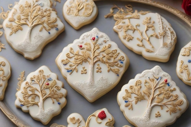 Stap in een sprookje met onze Sneeuwwitje Koekjes met een grillige bos scène