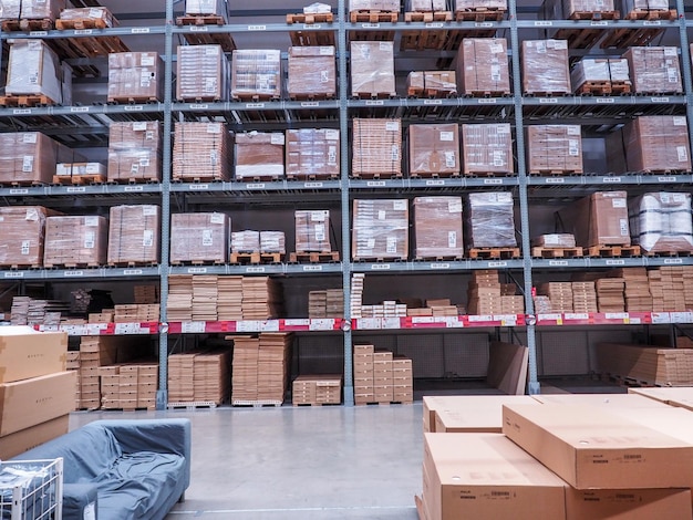 Stapel boeken in het gebouw.