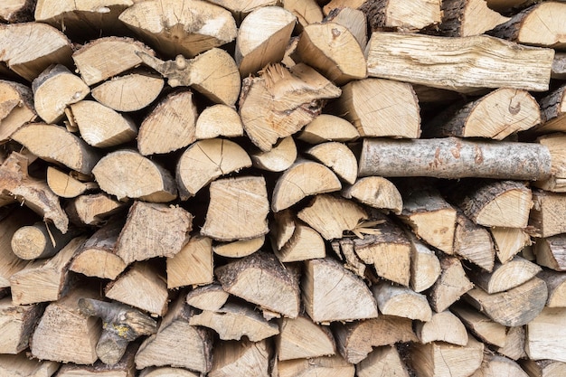 Stapel brandhout