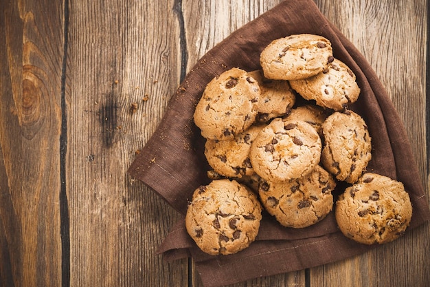 Stapel zelfgemaakte koekjes