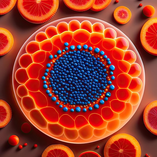 Staphylococcus aureus bacterial colonies on blood agar plate